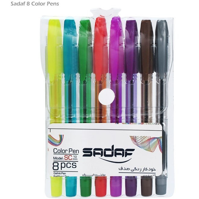 خودکار 8 رنگ صدف مدل SC (Fashion Color Pen)